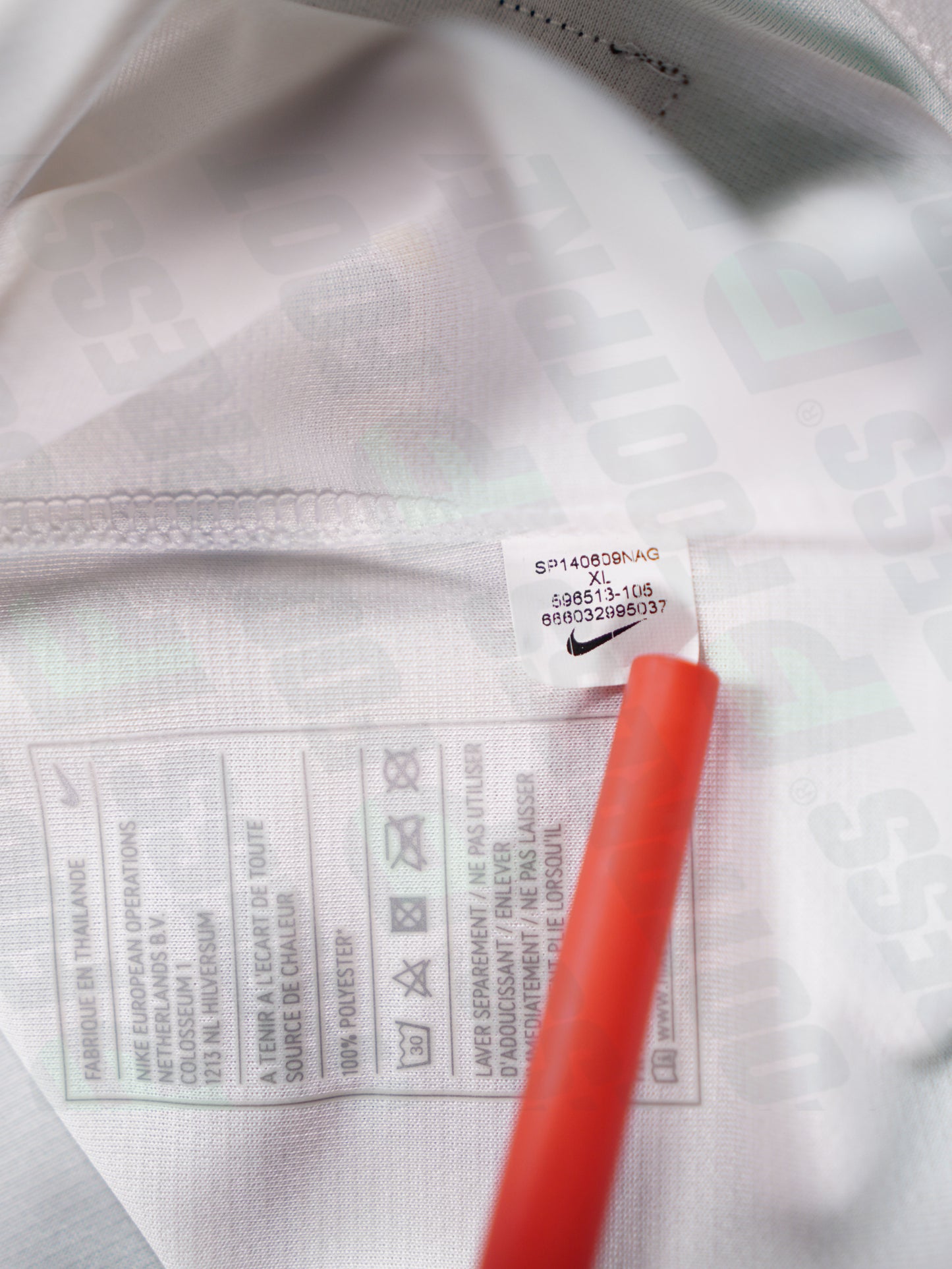 Maillot Officiel - France, 2014, Away Sans étoile, Stock Pro, (XL)