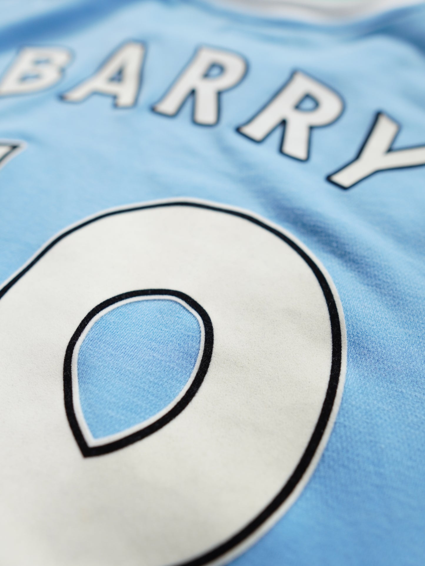 Maillot Officiel - Manchester City, 2009/2010, Home, Stock Pro, Barry, (42)