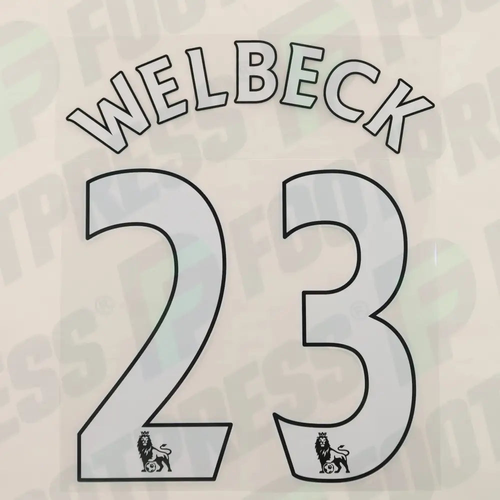 Flocage Officiel - Arsenal, Welbeck, 2015/2016, Home, Blanc