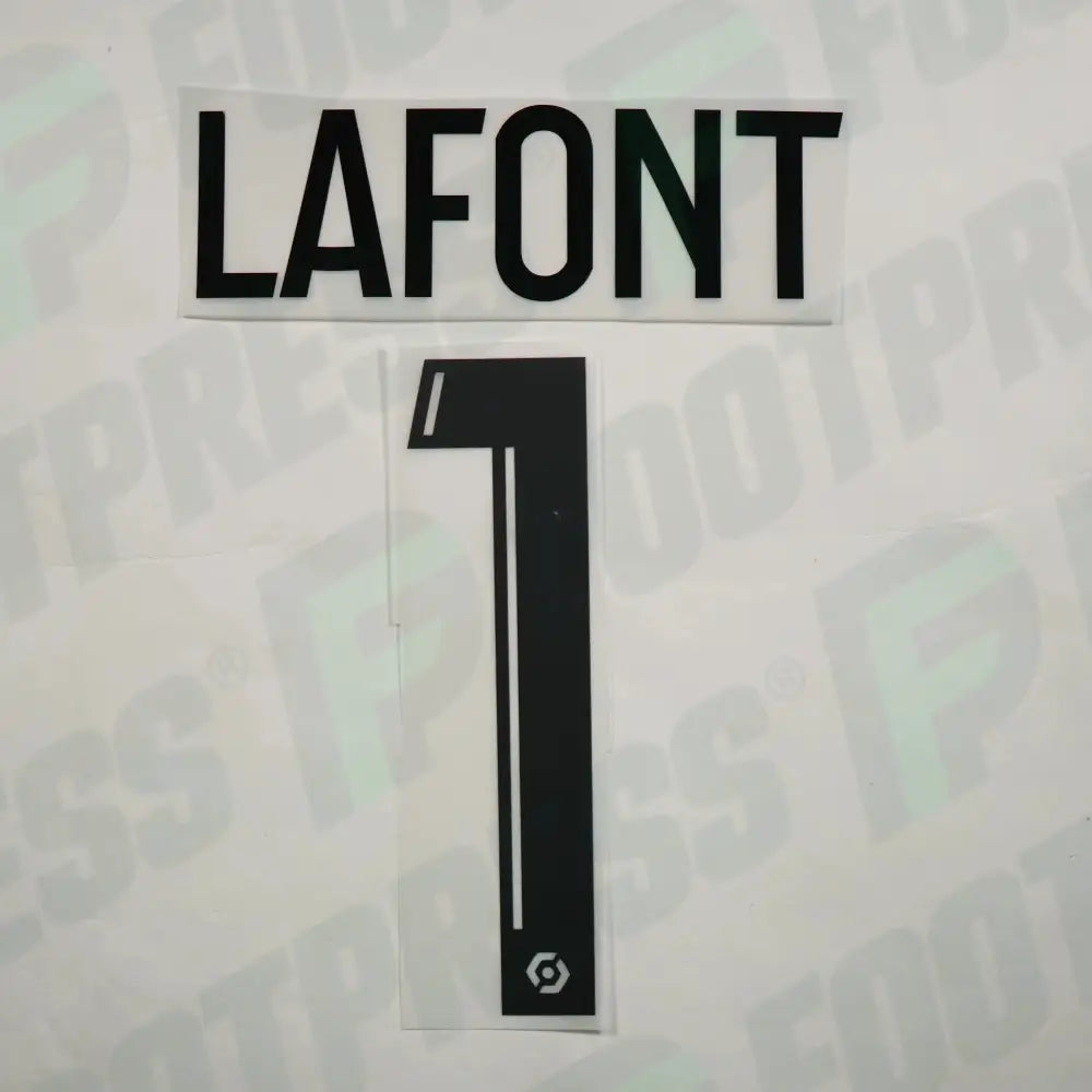 Flocado Oficial - Fc Nantes, Lafont, 2022/2023, Local, Negro