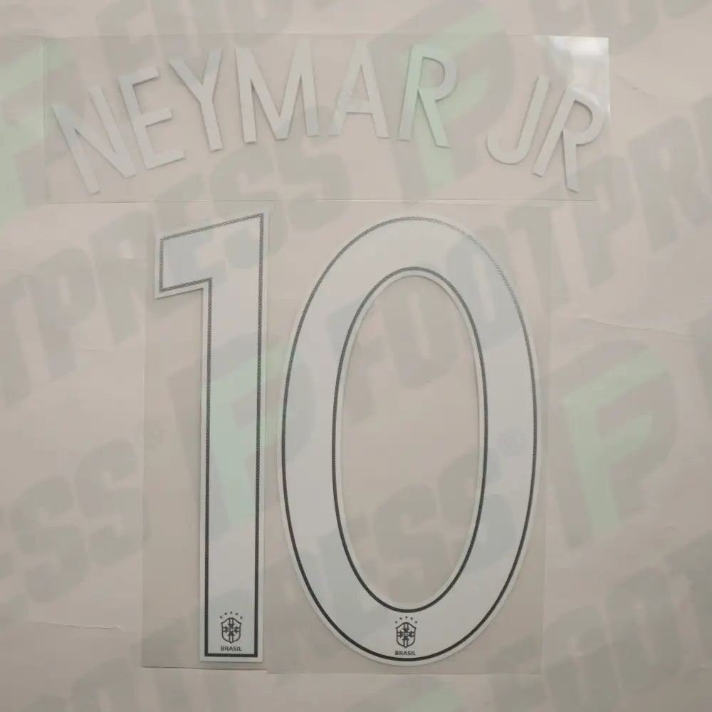 Flocado Oficial - Brasil, Neymar JR, 2016, Local, Blanco