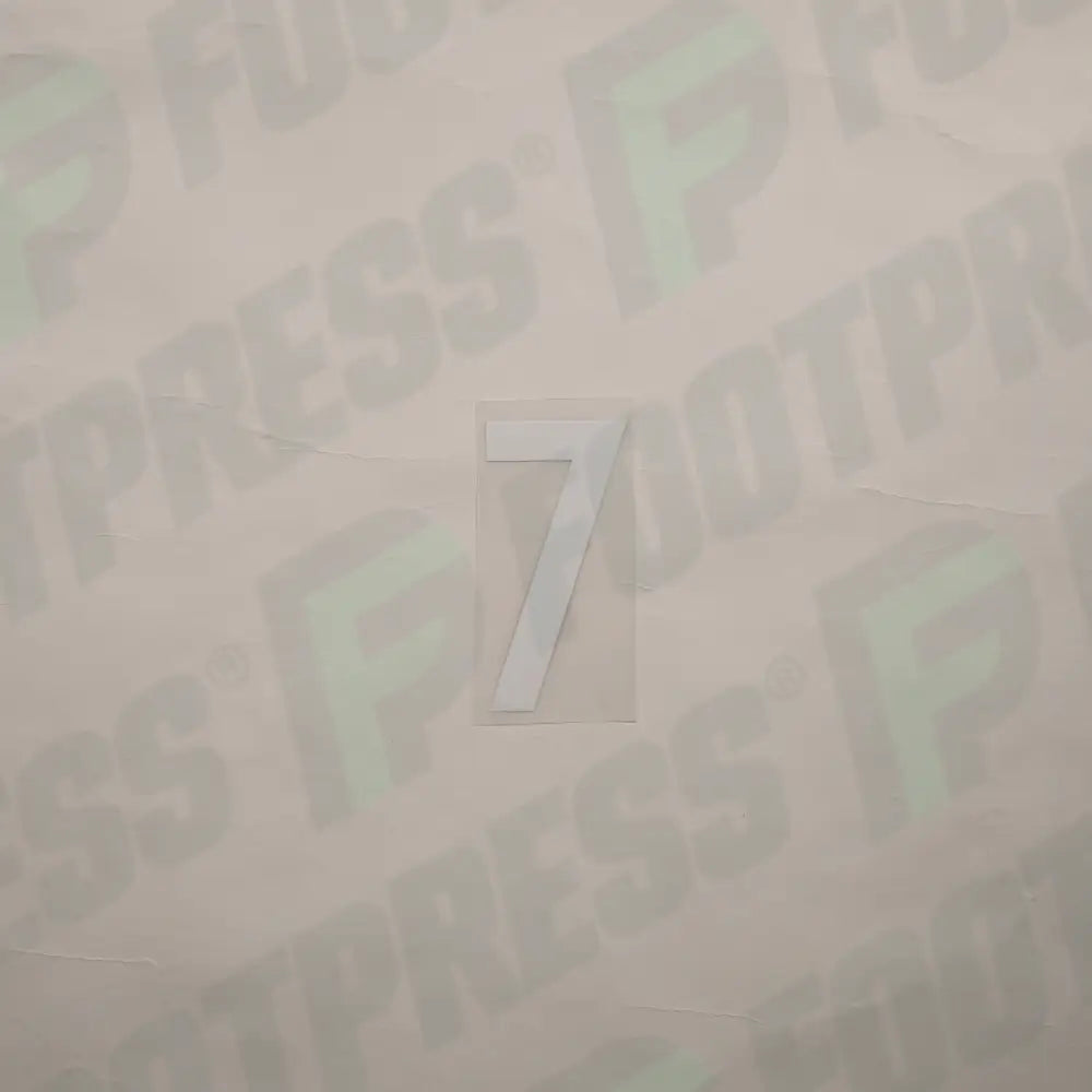 Official Flocking - France, Small Number 7, 2016, Home, White