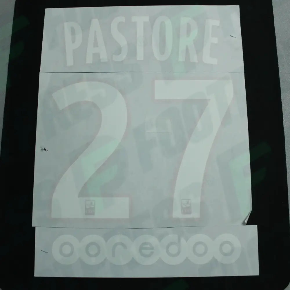 Flocado Oficial - Paris Saint-Germain, Pastore, 2017/2018, Local, Rojo (PSG)