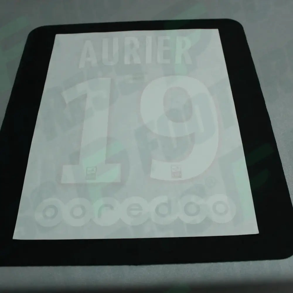 Flocado Oficial - Paris Saint-Germain, Aurier, 2016/2017, Local, Blanco (PSG)