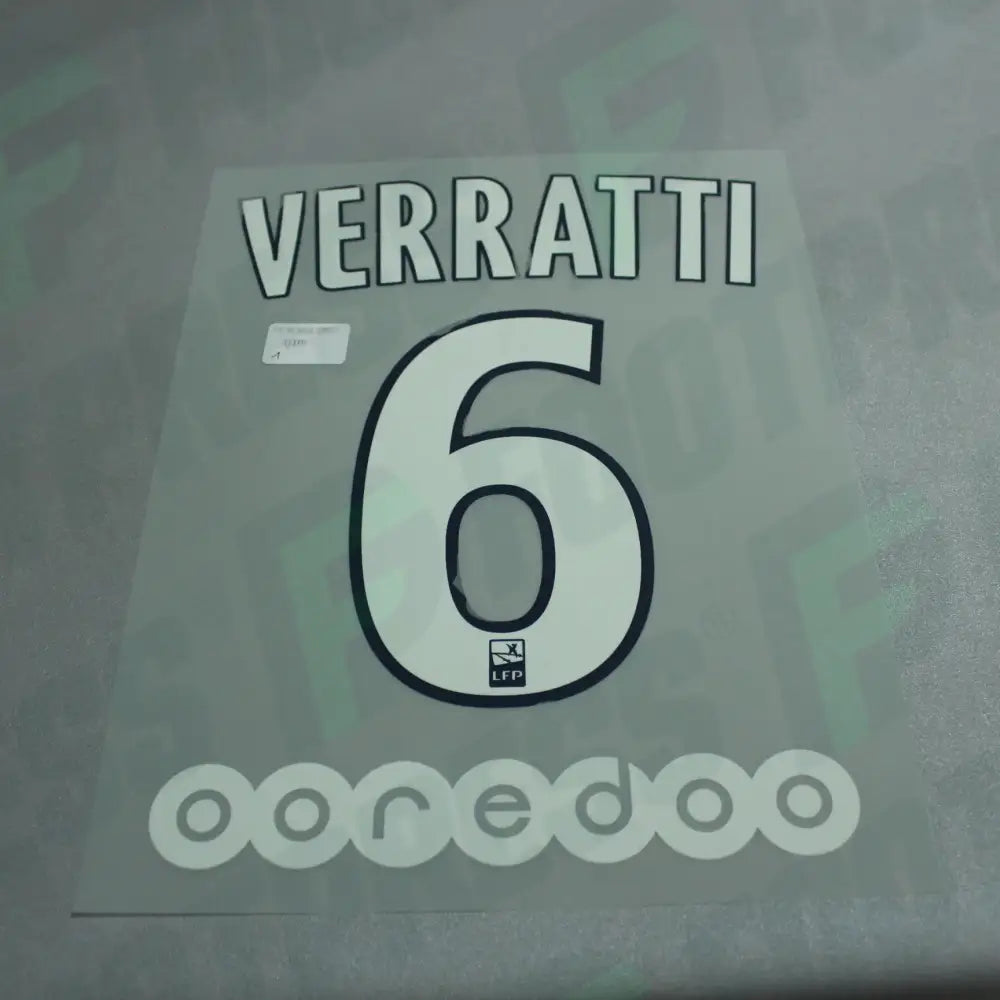 Flocado Oficial - Paris Saint-Germain, Verratti, 2016/2017, Visitante, Azul (PSG)