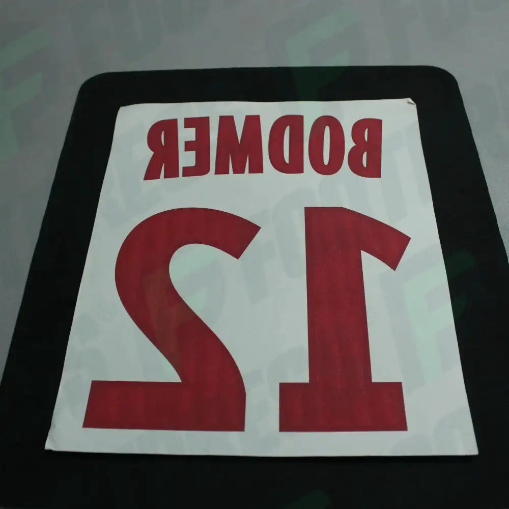 Official Nameset - Paris Saint-Germain, Bodmer, 2010/2011, Home, White (PSG)