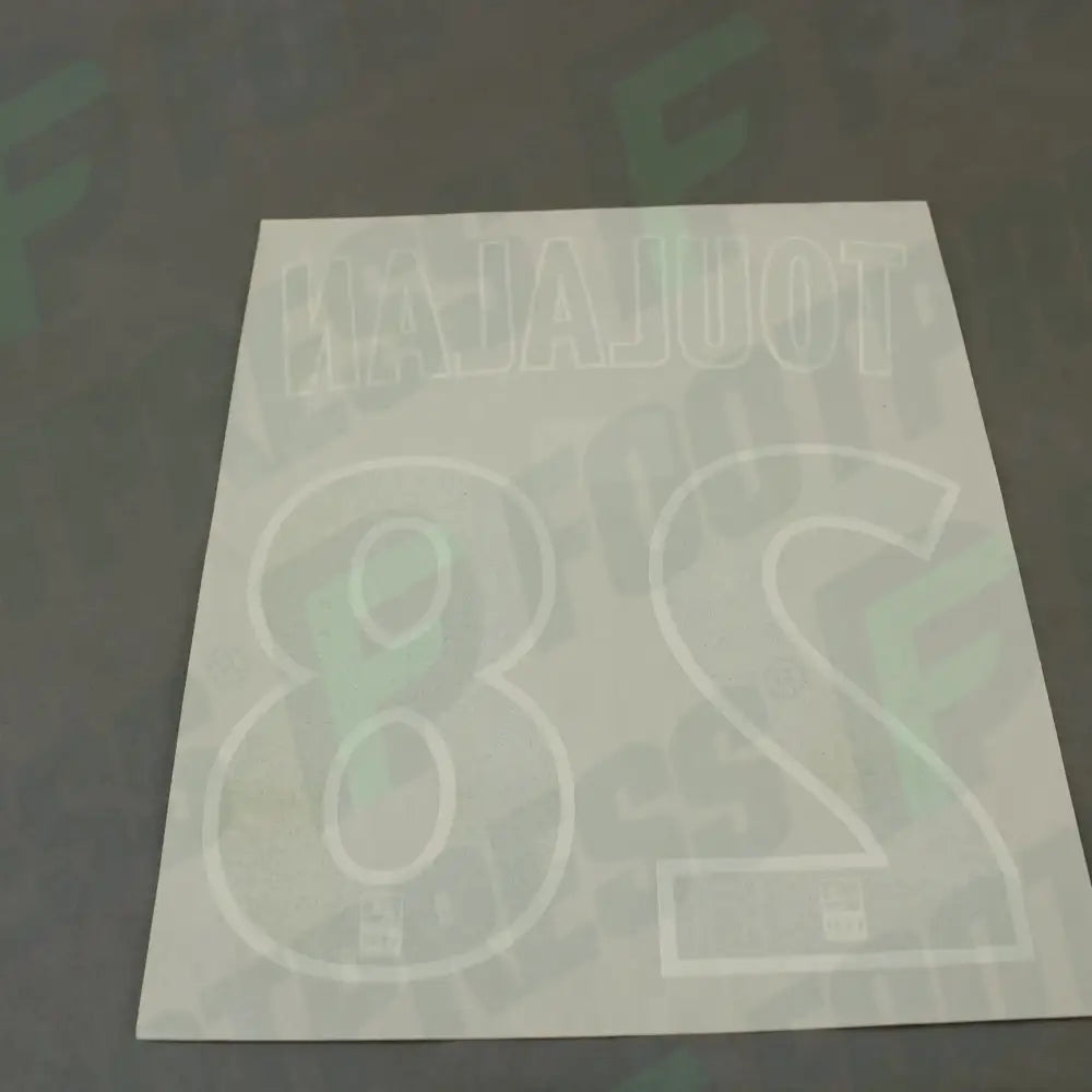 Flocage Officiel - Olympique Lyonnais, Toulalan, 2010/2011, Home, Bleu (OL)