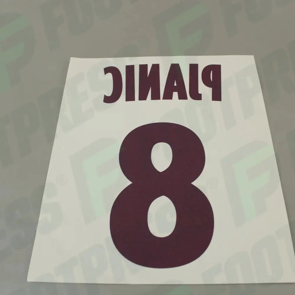 Flocado oficial - Olympique Lyonnais, Pjanic, 2010/2011, Visitante, Beige (OL)