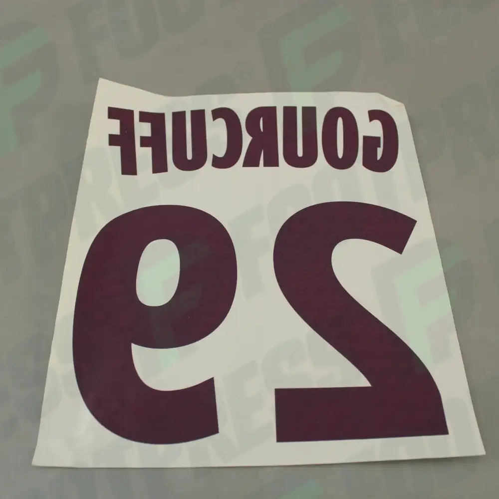 Flocado oficial - Olympique Lyonnais, Gourcuff, 2010/2011, Visitante, Beige (OL)