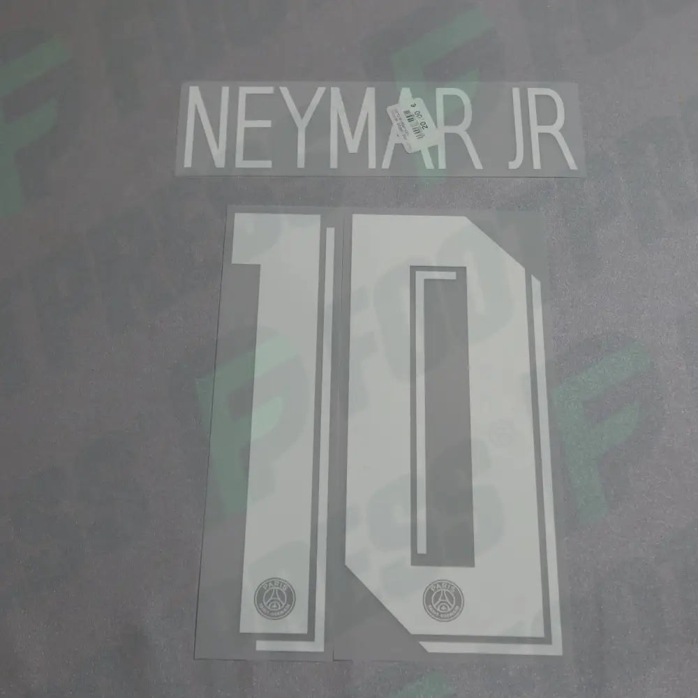 Flocado Oficial - Paris Saint-Germain, Neymar JR, 2019/2020, Local LDC, Blanco (PSG)
