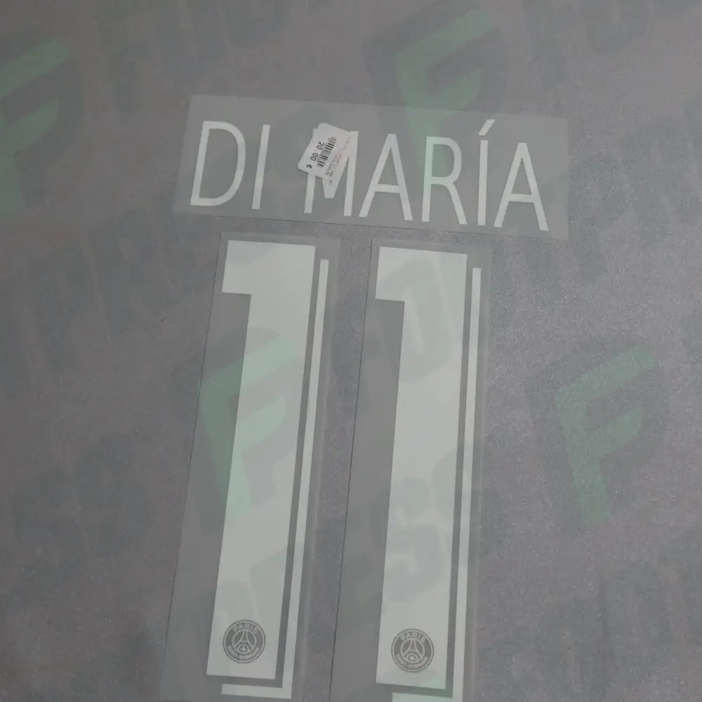 Flocado Oficial - Paris Saint-Germain, Di Maria, 2019/2020, Local LDC, Blanco (PSG)