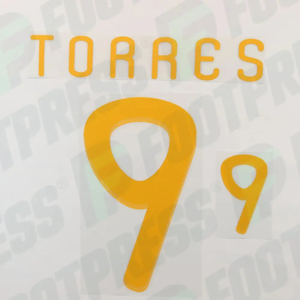 Flocado Oficial - España,Torres,WC 2010,Inicio,Naranja,