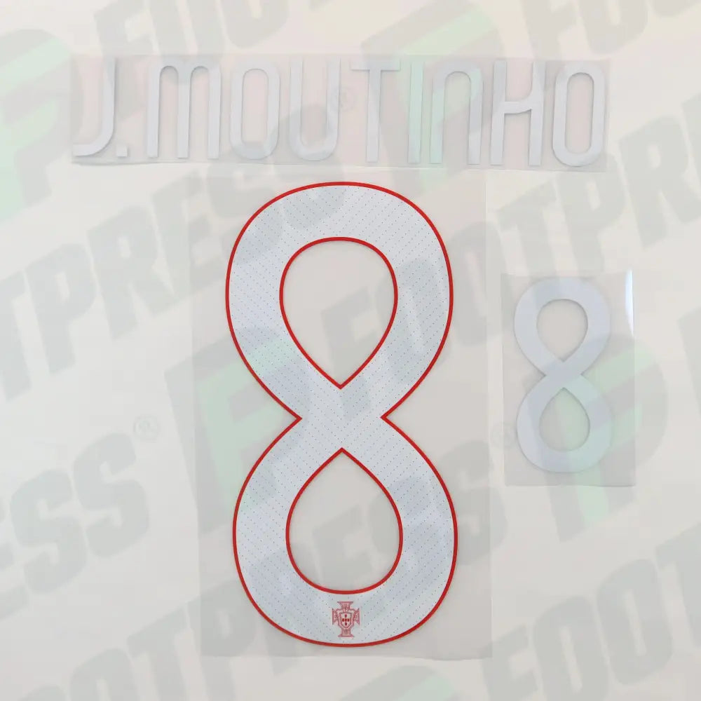 Official Nameset - Portugal, Moutinho, WC 2010, Home, White,