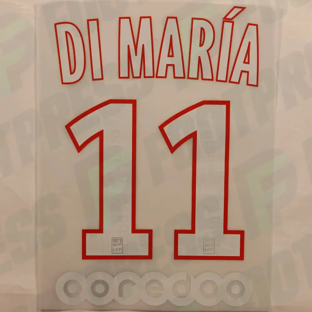 Flocado Oficial - Paris Saint-Germain, Di Maria, 2019/2020, Local, Rojo (PSG)
