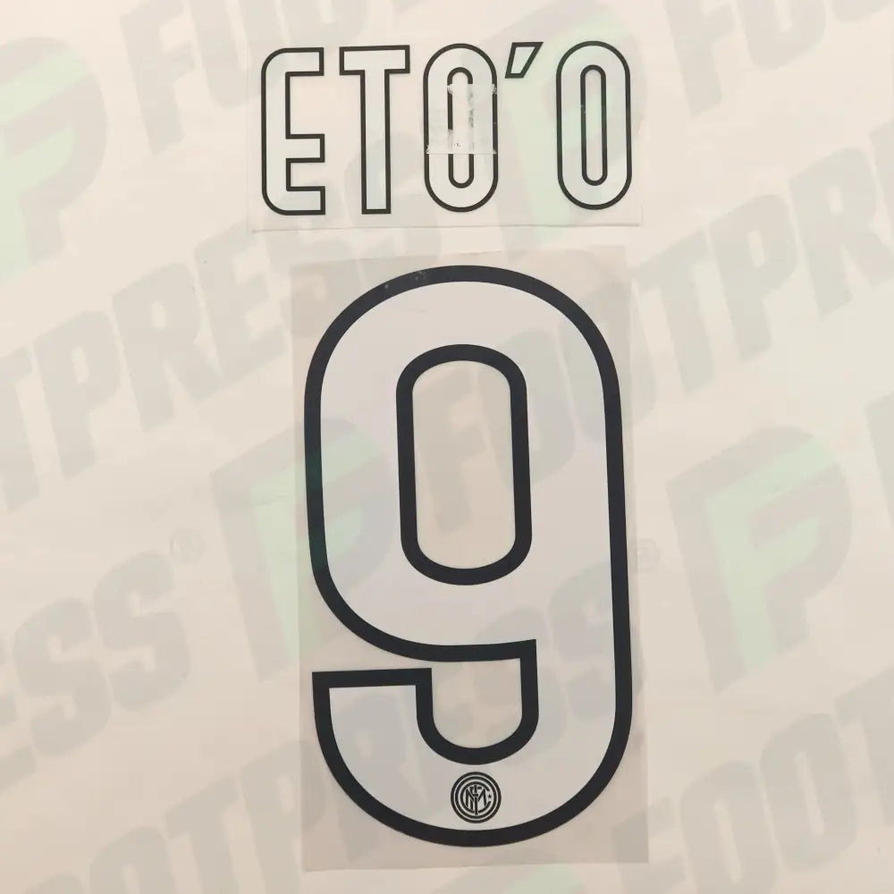 Flocage Officiel - Inter Milan, Eto'o, 2011/2012, Home, Blanc