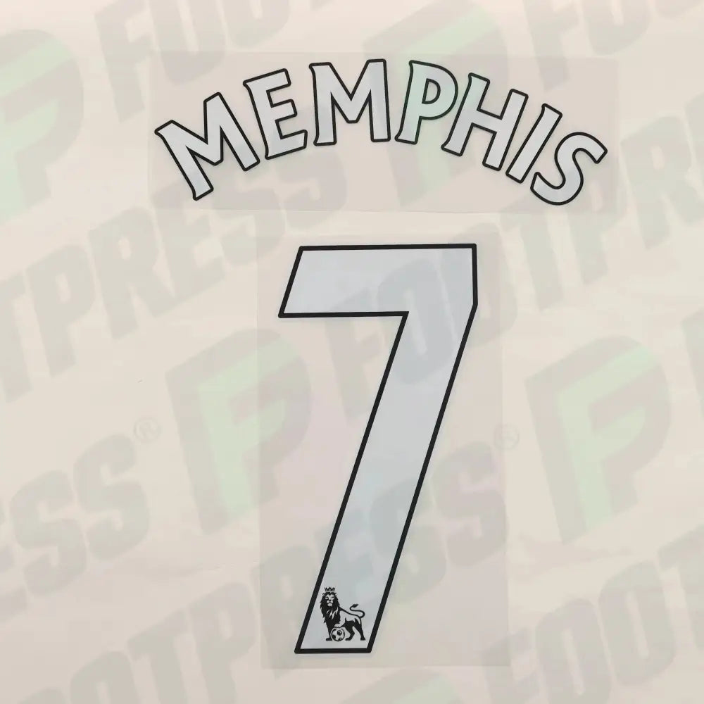 Impresión Oficial - Manchester United, Memphis, 2016/2017, Local, Blanco