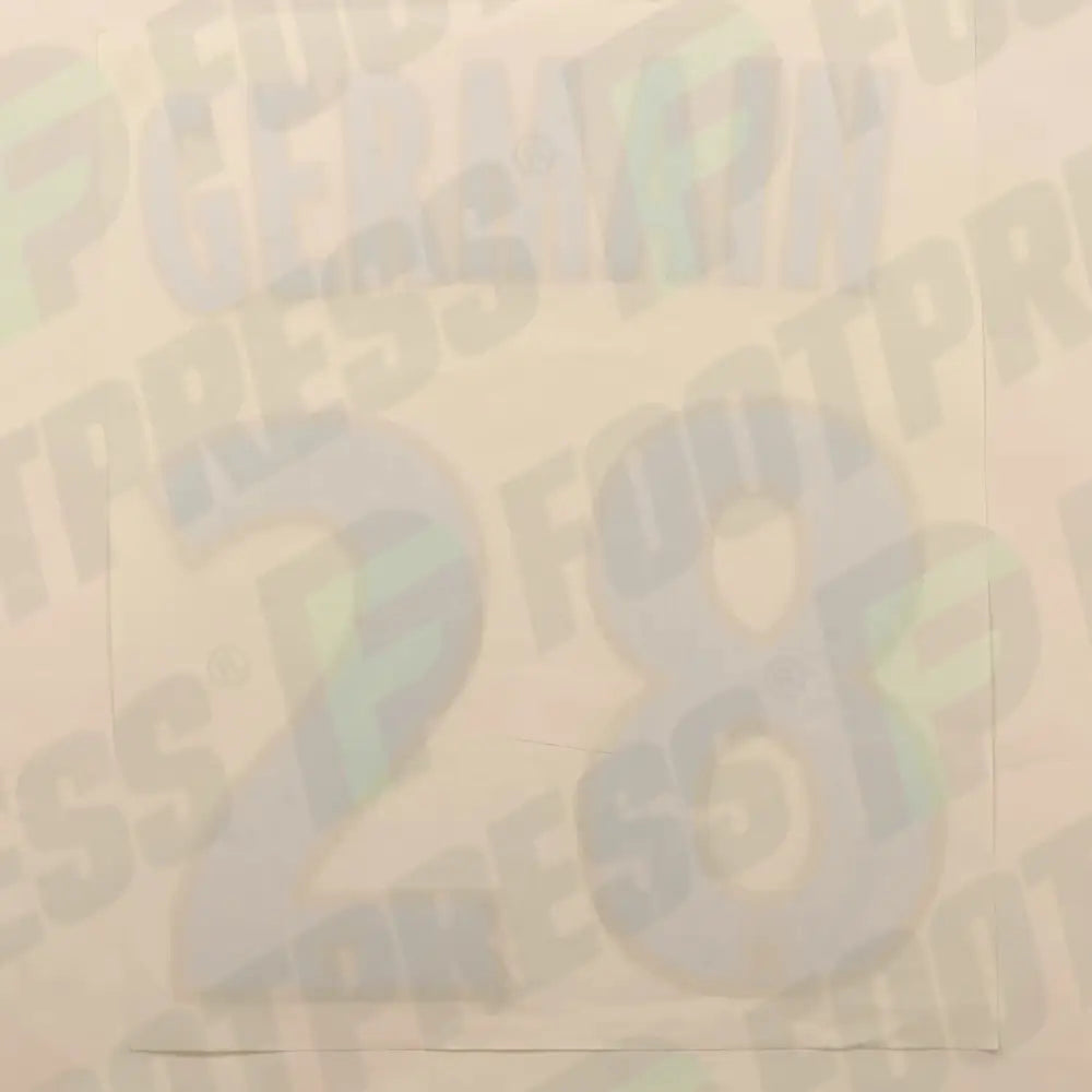 Official Nameset - Olympique de Marseille, Germain, 2017/2018, Home, Blue/Gold (OM)