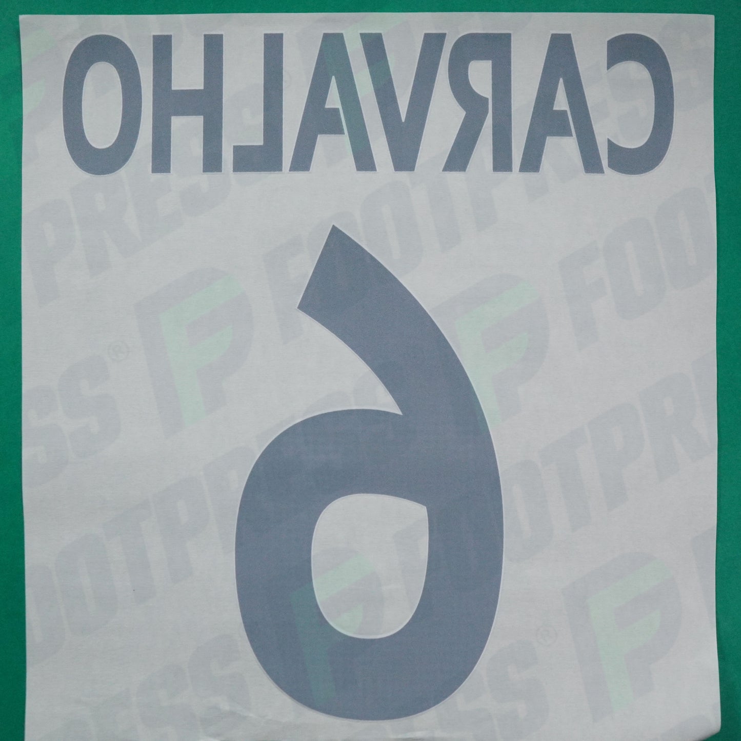 Flocage Officiel - AS Monaco, Carvalho, 2014/2015 /2015/2016, Home Europe Gros Logo, Noir/Blanc