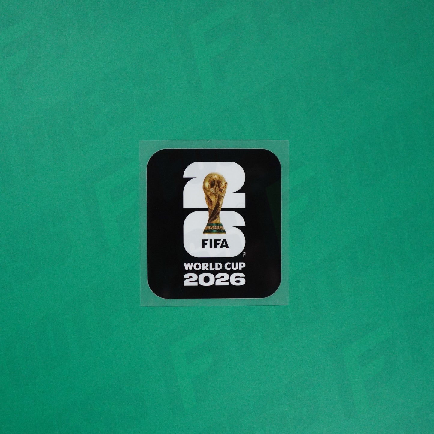 Flocage Officiel - Patch, Coupe du monde 2026 Noir/Blanc