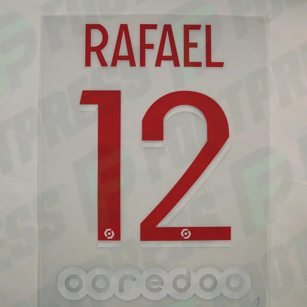 Flocado Oficial - Paris Saint-Germain, Rafinha, 2020/2021, Local, Rojo/Blanco (PSG)