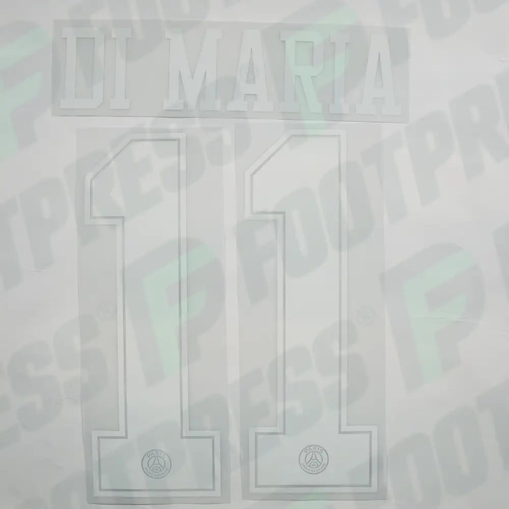 Flocage Officiel - Paris Saint-Germain, Di Maria, 2019/2020, Away, Noi Flocage Officiel - Paris Saint-Germain, Di Maria, 2019/2020, Away, Noi
