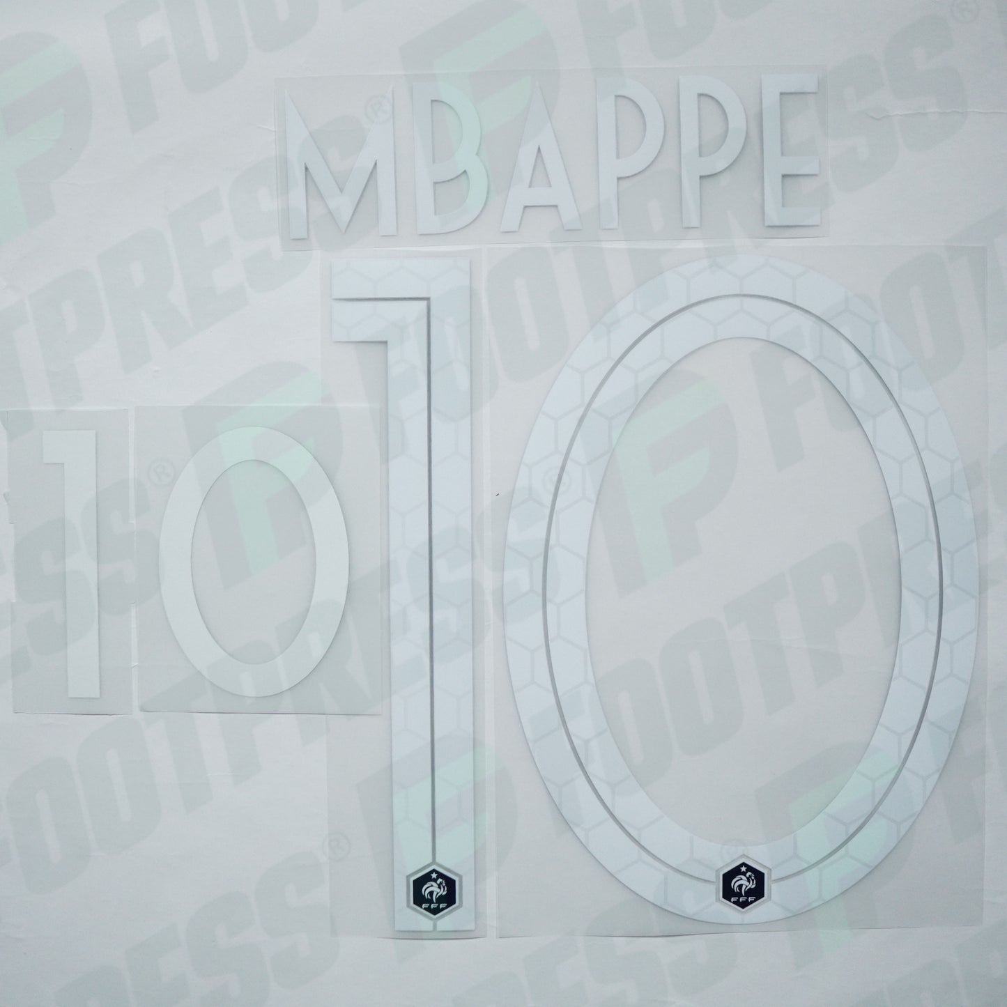 Flocage Officiel - France 1 étoile, Mbappé, WC 2018, Home, Blanc