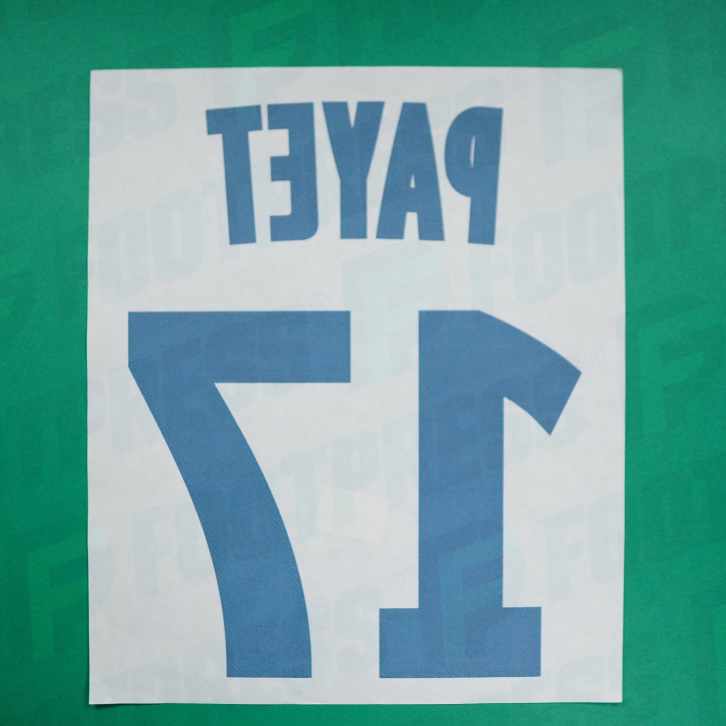 Flocado Oficial - Olympique de Marseille, Payet, 2013/2014, Segunda, Blanco/Blanco Azul (OM)