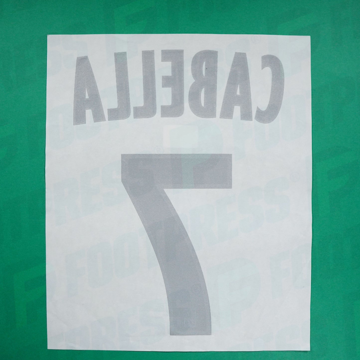 Flocado Oficial - Olympique de Marseille, Cabella, 2016/2017, Segunda, Blanco/Plata (OM)