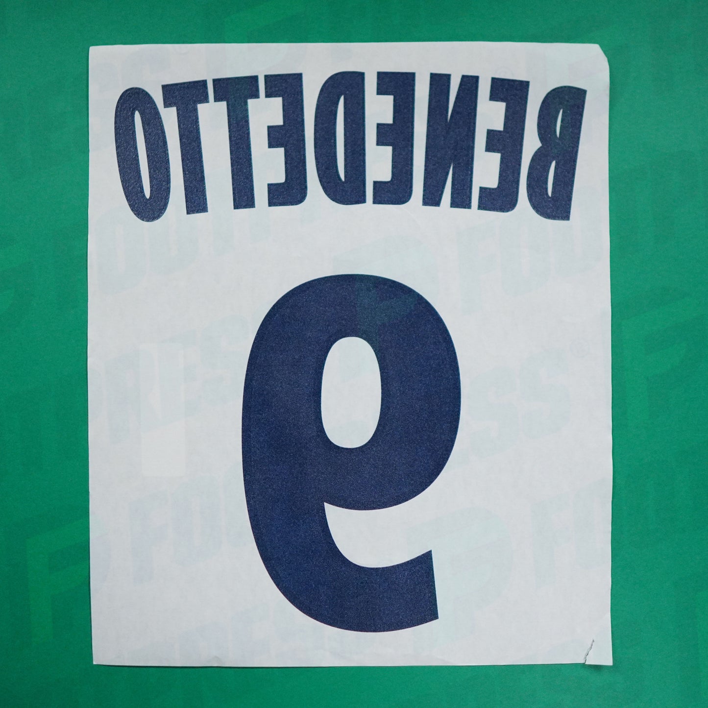 Flocage Officiel - Olympique de Marseille, Benedetto, 2019/2020, Away, Blanc/Bleu