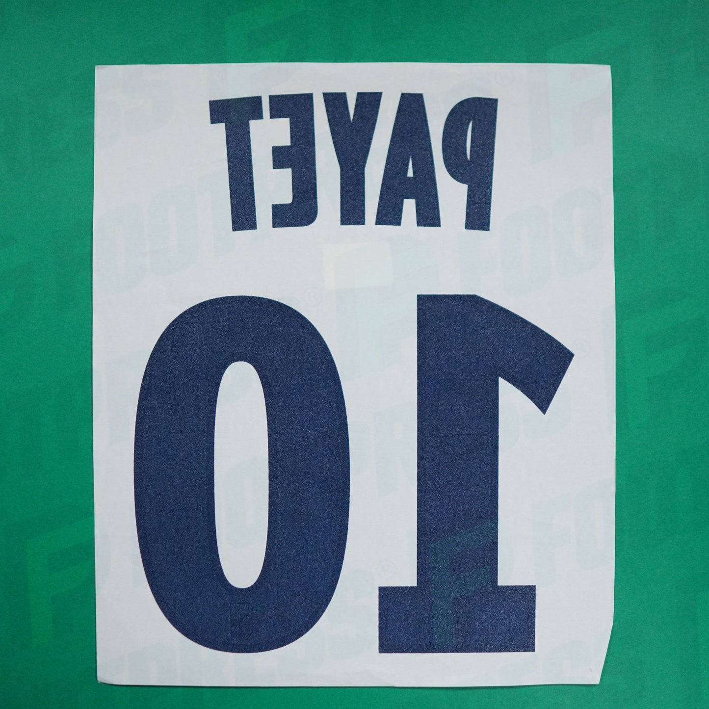 Flocage Officiel - Olympique de Marseille, Payet, 2018/2019, Third, Blanc/Bleu foncé (OM)