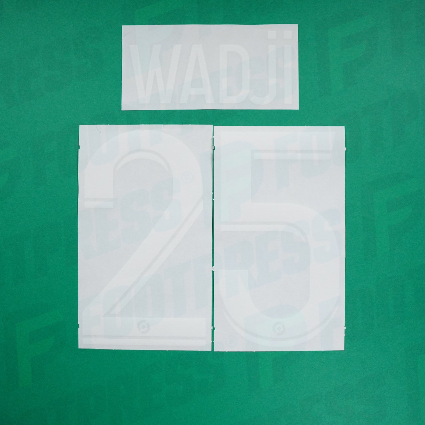 Flocage Officiel - AS Saint-Etienne, Wadji, 2022/2023, Home, Blanc (ASSE)