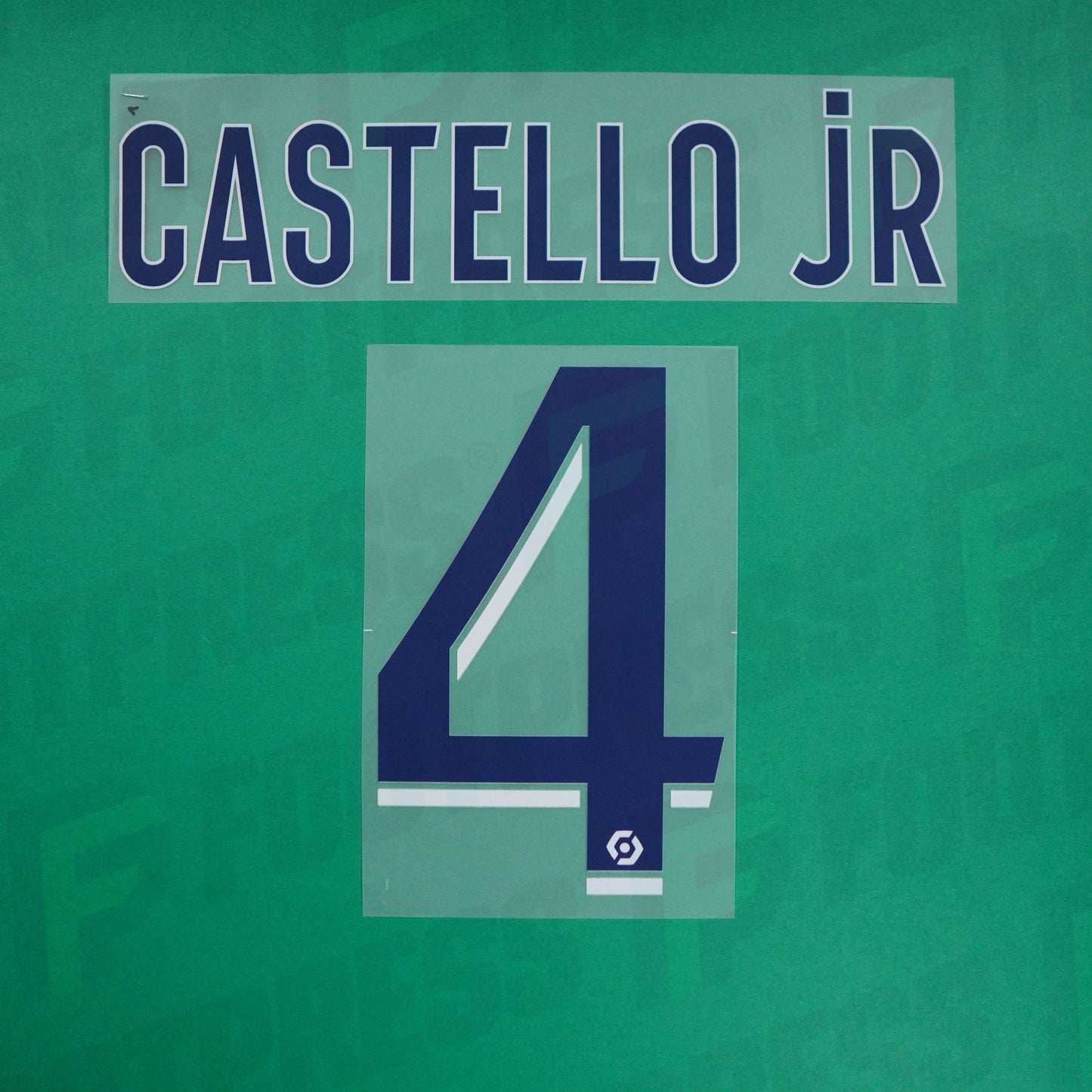 Flocage Officiel - Olympique Lyonnais, Lukeba, 2022/2023, Away, Bleu/Blanc