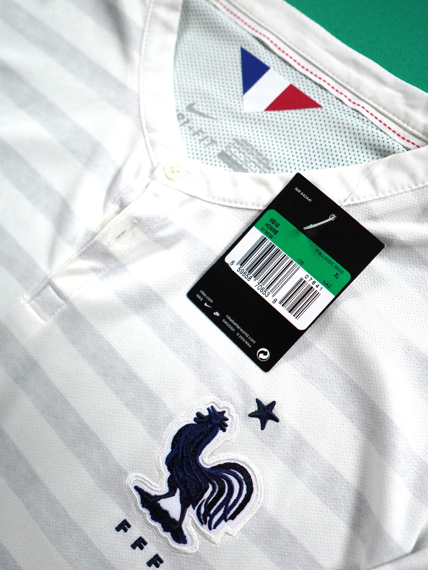 Maillot Officiel - France, 2014, Away, Stock Pro, (XL), BNWT
