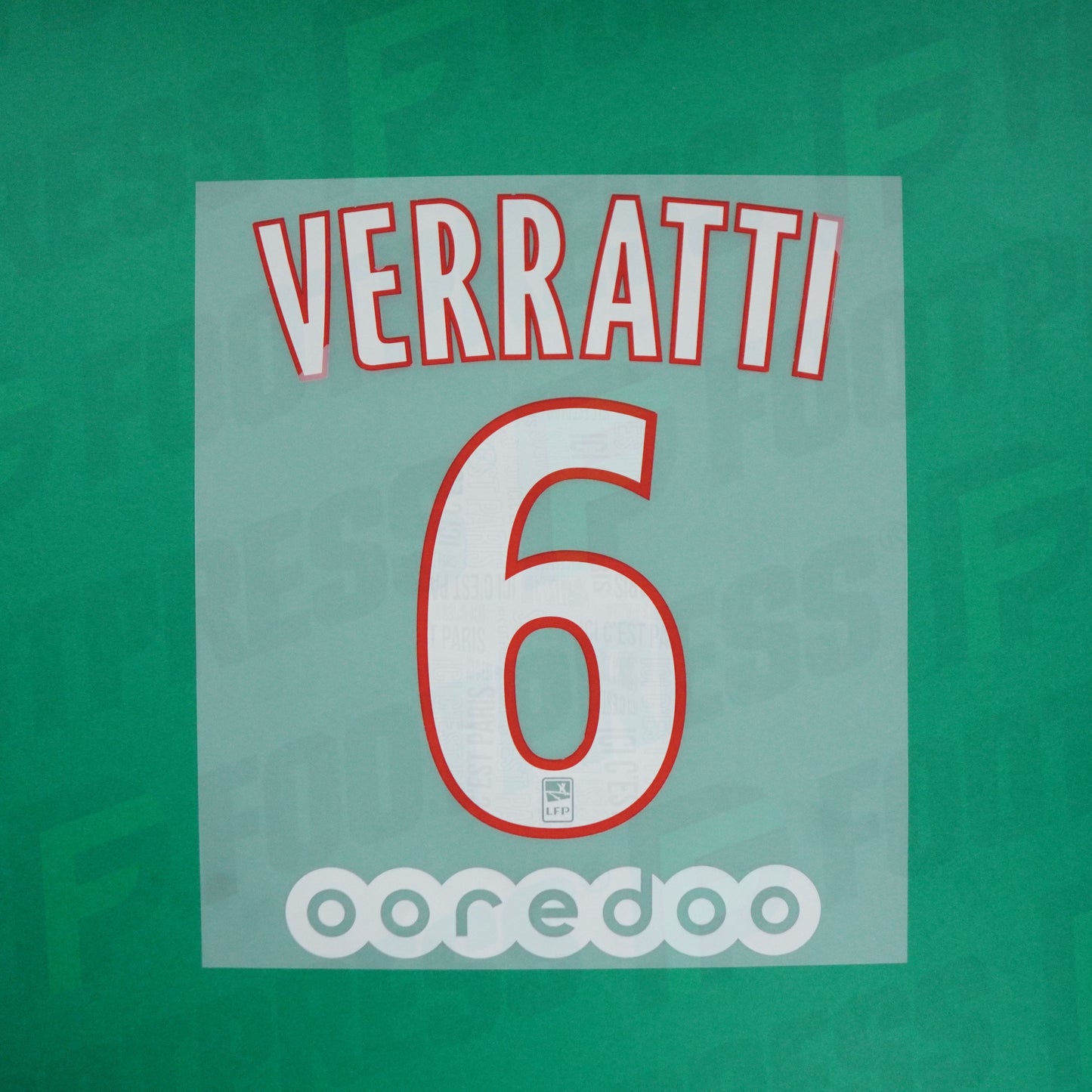 Flocado Oficial - Paris Saint-Germain KIDS, Verratti, 2019/2020, Local JUNIOR, Blanco/Rojo (PSG)