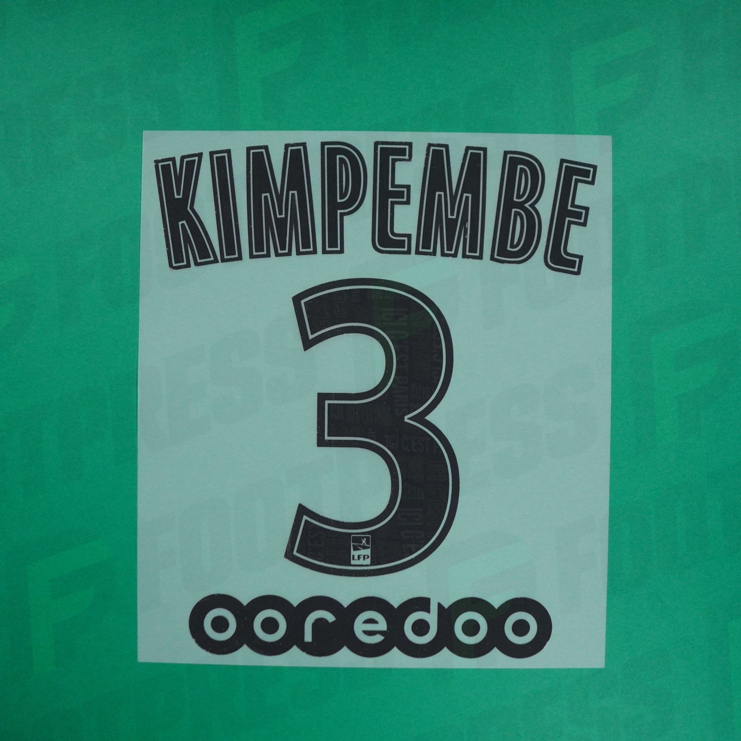 Flocado Oficial - Paris Saint-Germain KIDS, Kimpembe, 2019/2020, Visitante JUNIOR, Negro (PSG)