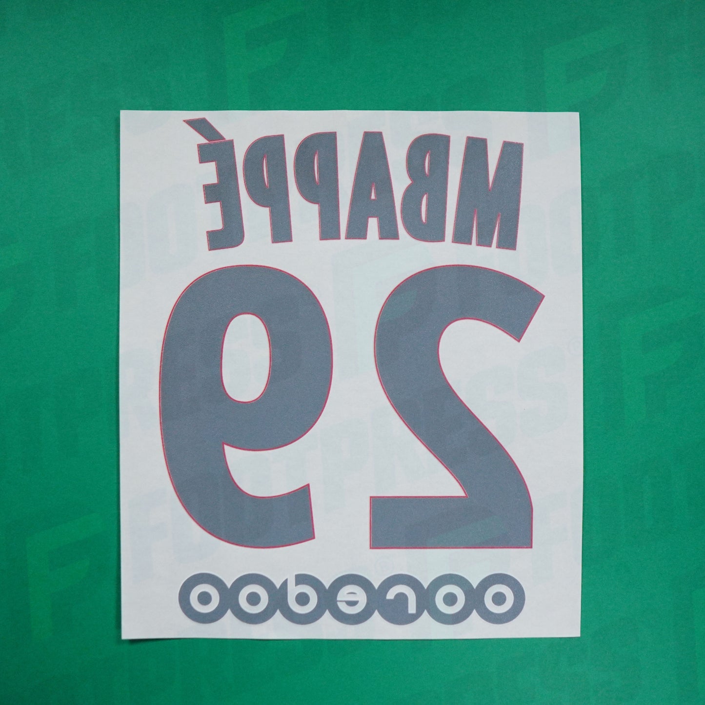 Flocage Officiel - Paris Saint-Germain ENFANT, Mbappé, 2017/2018, Home JUNIOR, Blanc/Rouge (PSG)