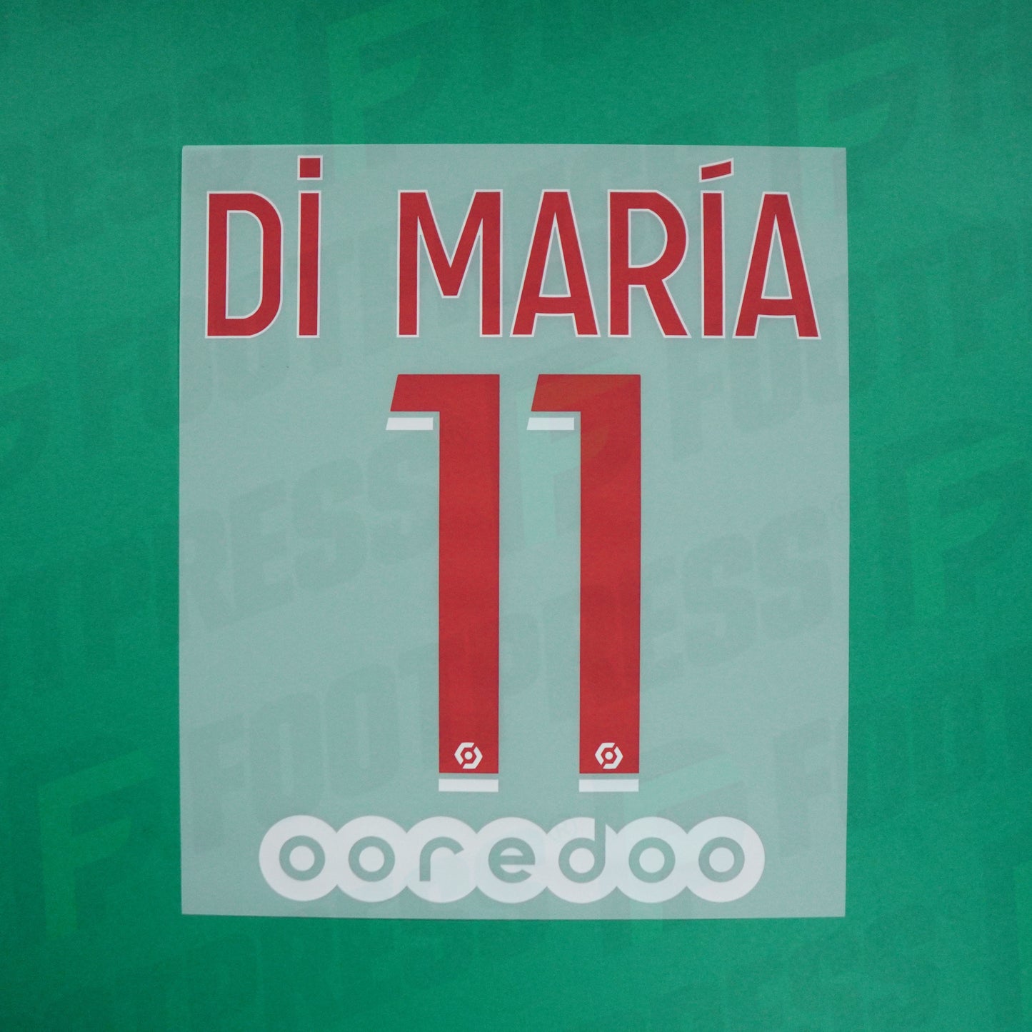 Flocado Oficial - Paris Saint-Germain KIDS, Di Maria, 2020/2021, Local JUNIOR, Rojo/Blanco (PSG)