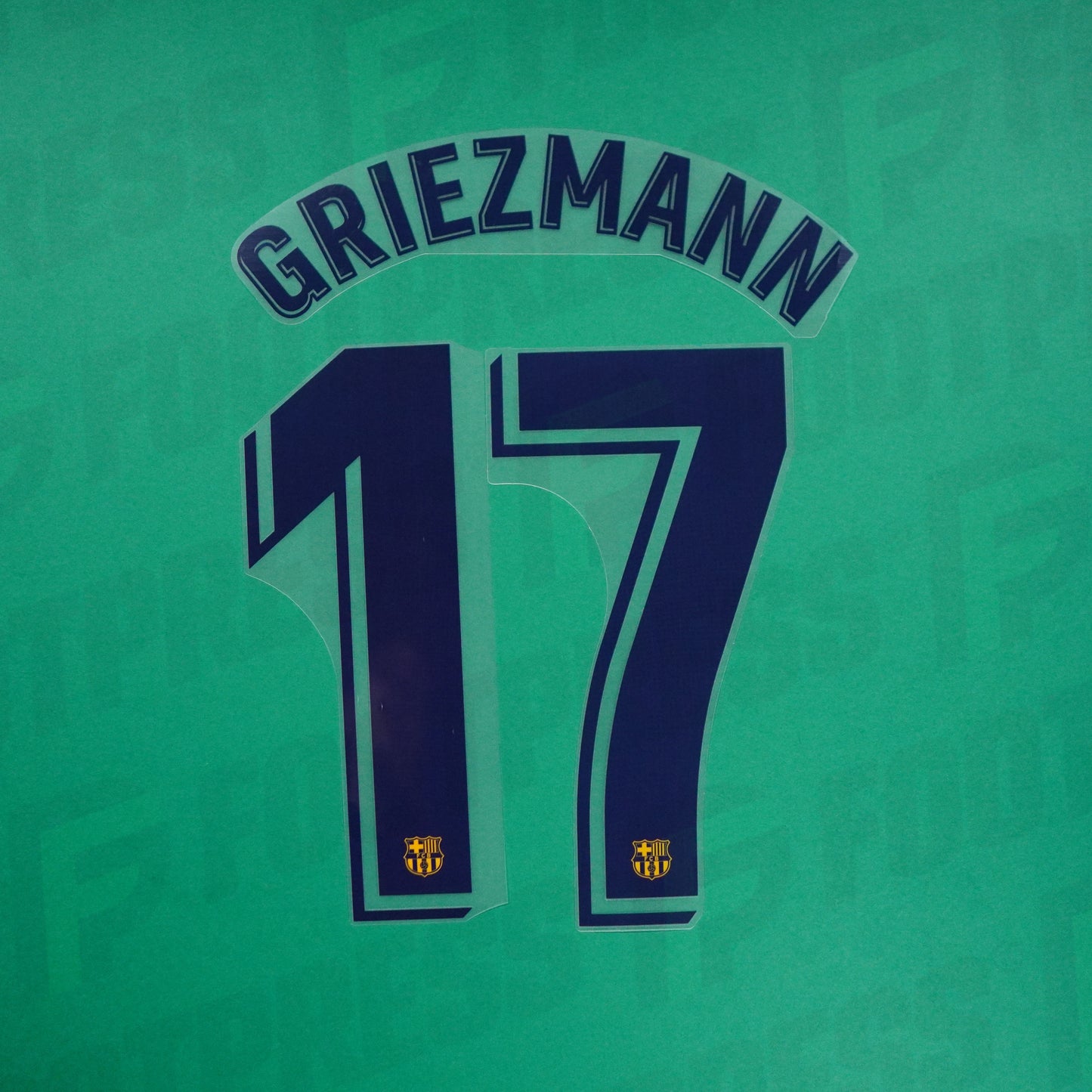 Flocage Officiel - FC Barcelone ENFANT, Griezmann, 2019/2020, Away JUNIOR, Bleu