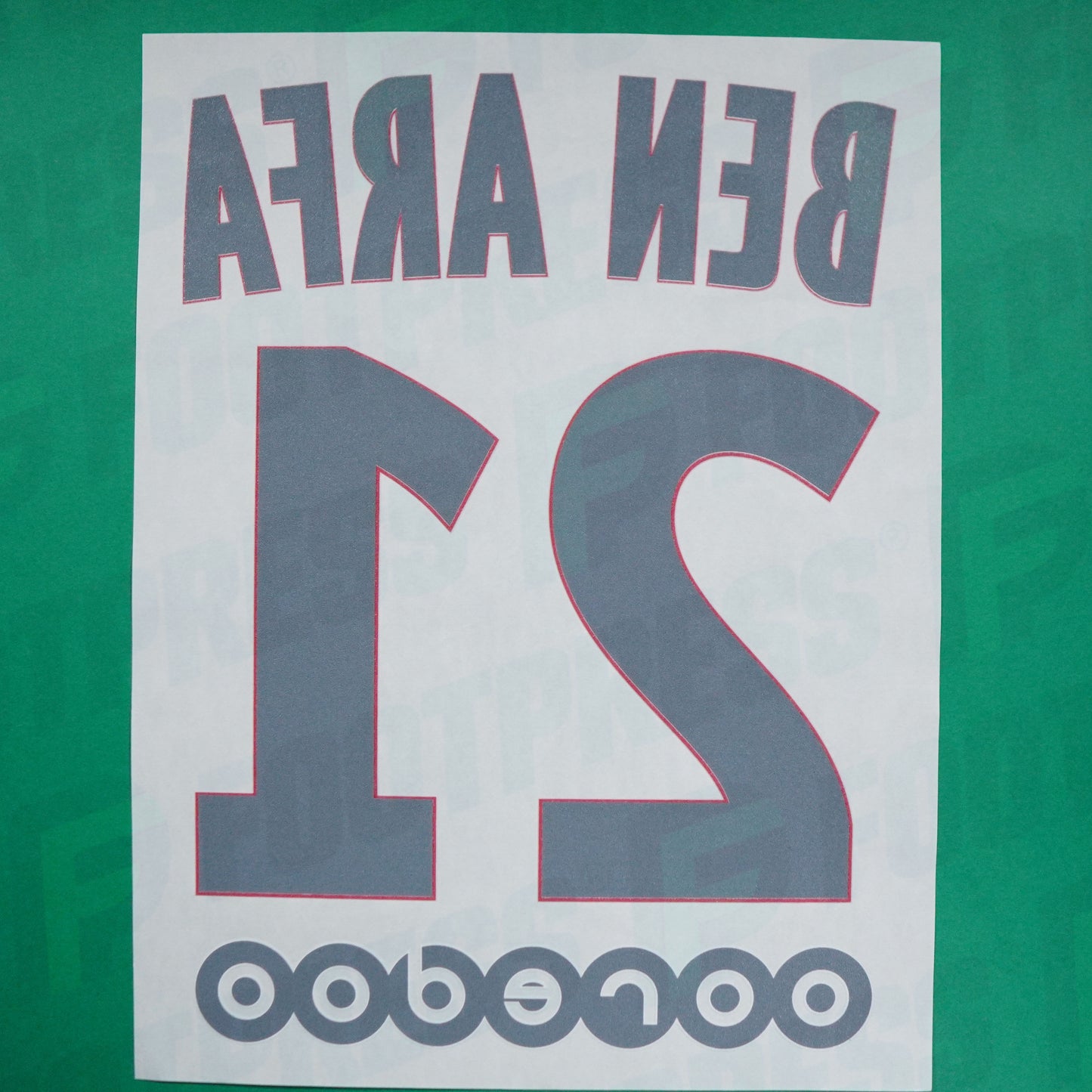 Official Nameset - Paris Saint-Germain, Ben Arfa, 2017/2018, Home, White (PSG)