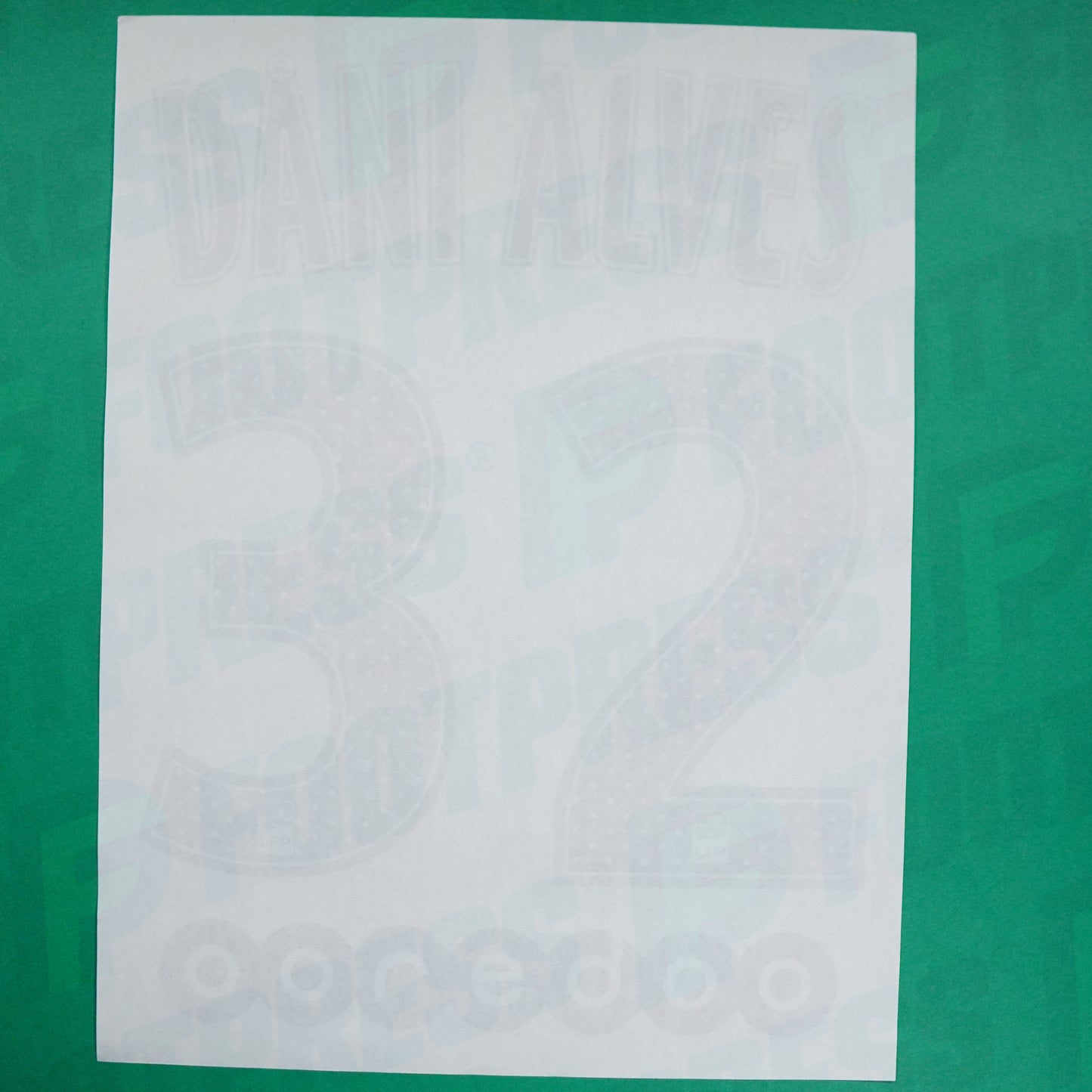 Flocado Oficial - Paris Saint-Germain, Dani Alves, 2017/2018, Visitante, Azul (PSG)