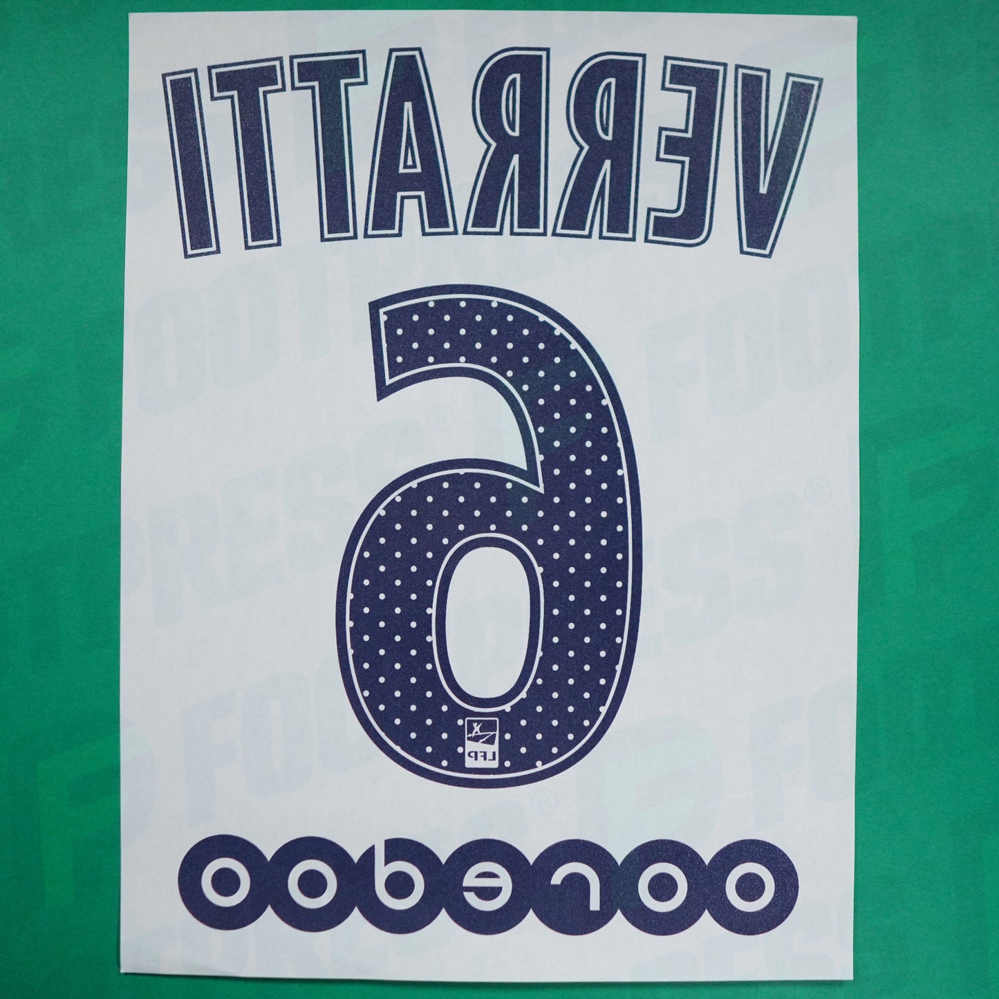 Flocado Oficial - Paris Saint-Germain, Verratti, 2017/2018, Visitante, Azul (PSG)