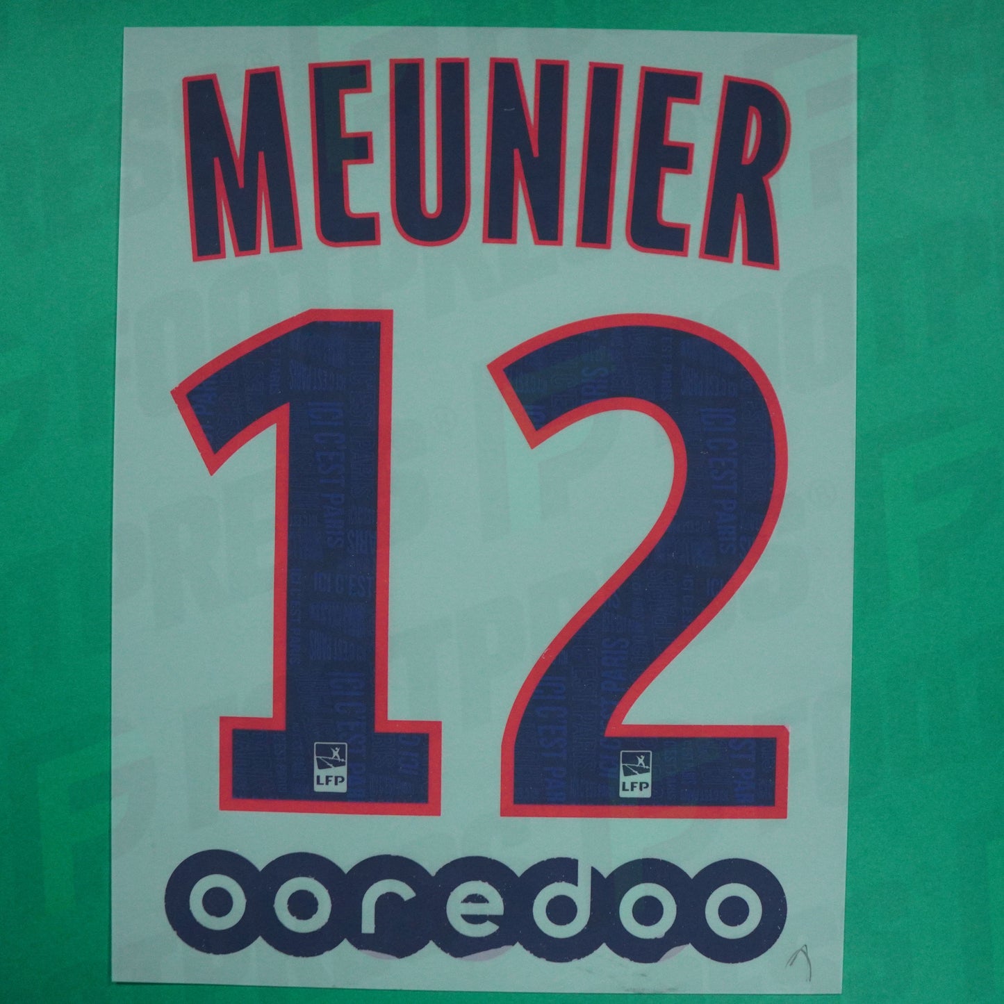 Flocado Oficial - Paris Saint-Germain, Meunier, 2019/2020, Tercera, Azul/Rojo (PSG)