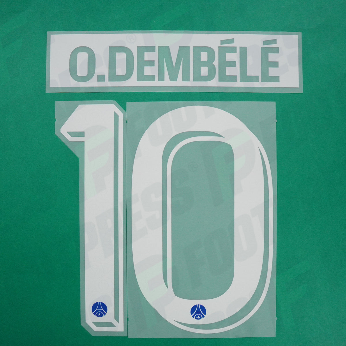 Flocage Officiel - Paris Saint-Germain, Ousmane Dembélé, 2026/2027, Home LDC, Blanc/Bleu