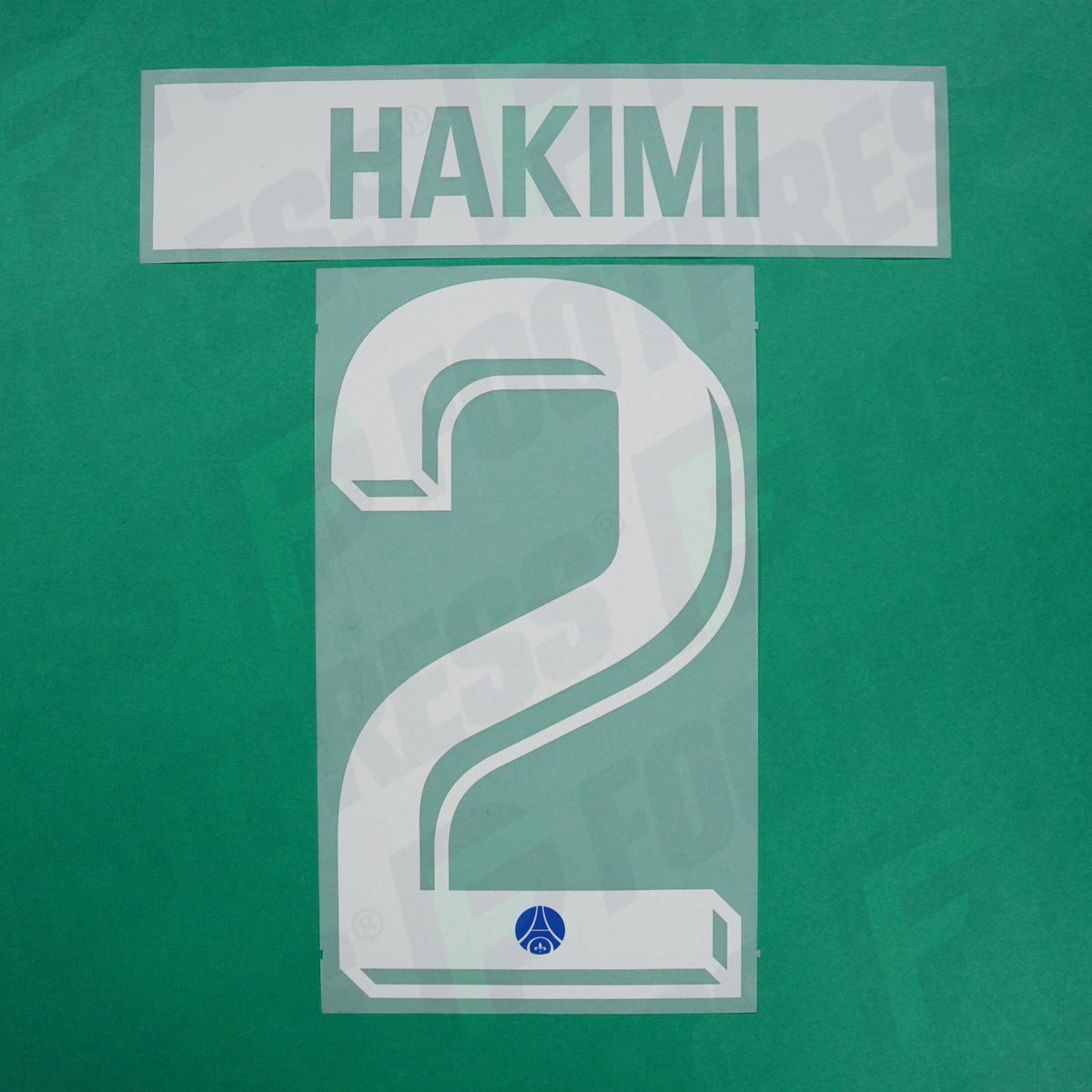 Flocage Officiel - Paris Saint-Germain, Hakimi, 2026/2027, Home LDC, Blanc/Bleu