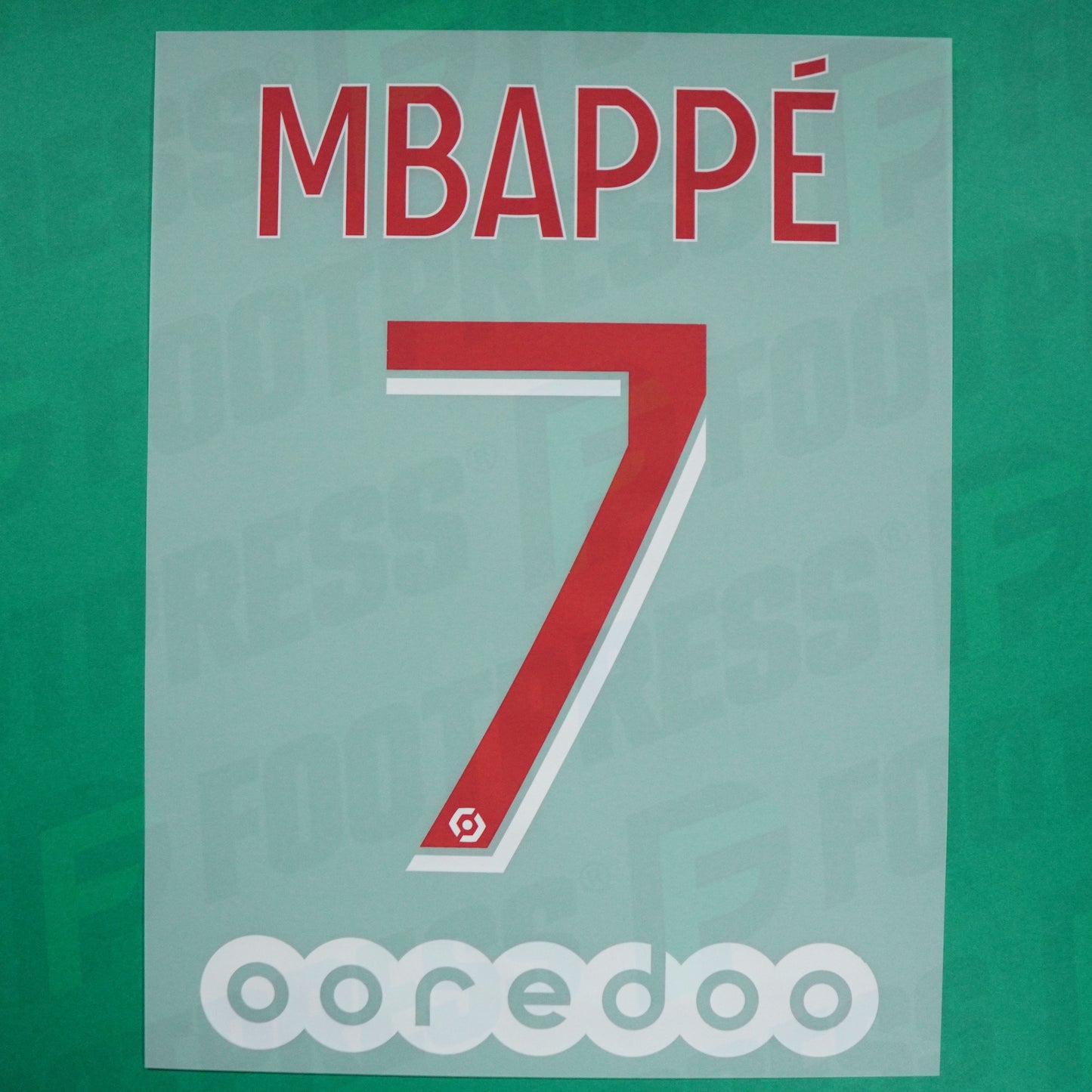 Flocado Oficial - Paris Saint-Germain, Mbappé, 2020/2021, Local, Rojo/Blanco (PSG)