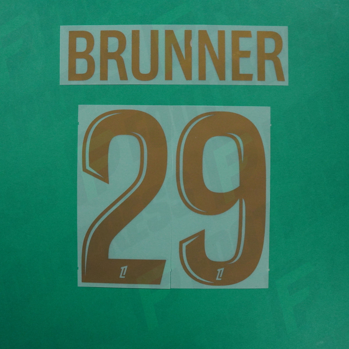 Flocage Officiel - AS Monaco, Brunner, 2026/2027, Away, Doré