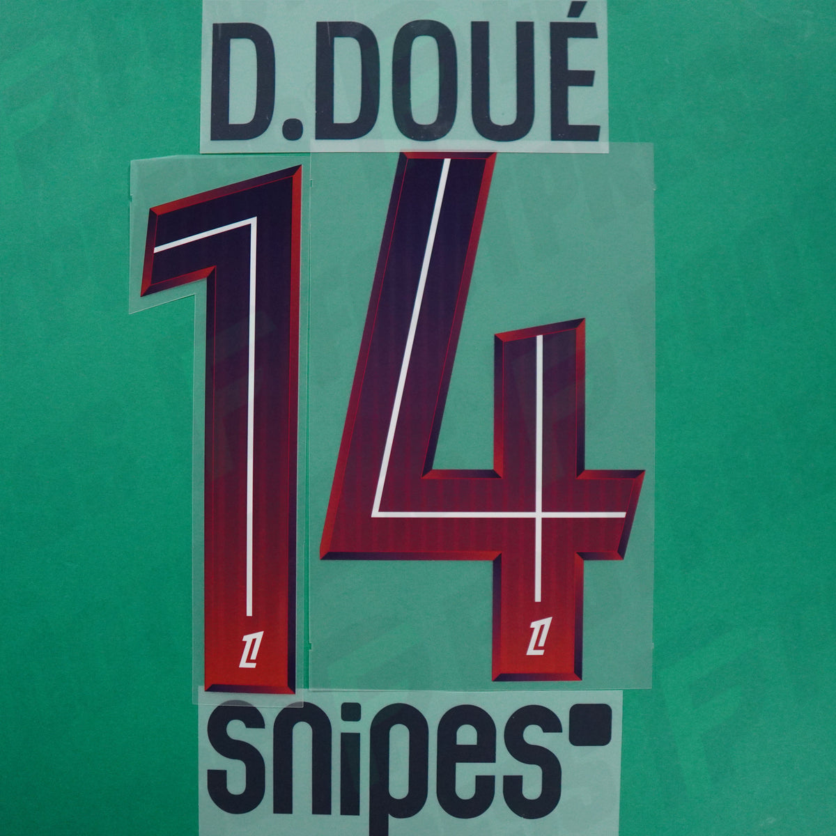 Flocage Officiel - Paris Saint-Germain, Doué, 2026/2027, Away + Snipes, Bleu foncé/Rouge