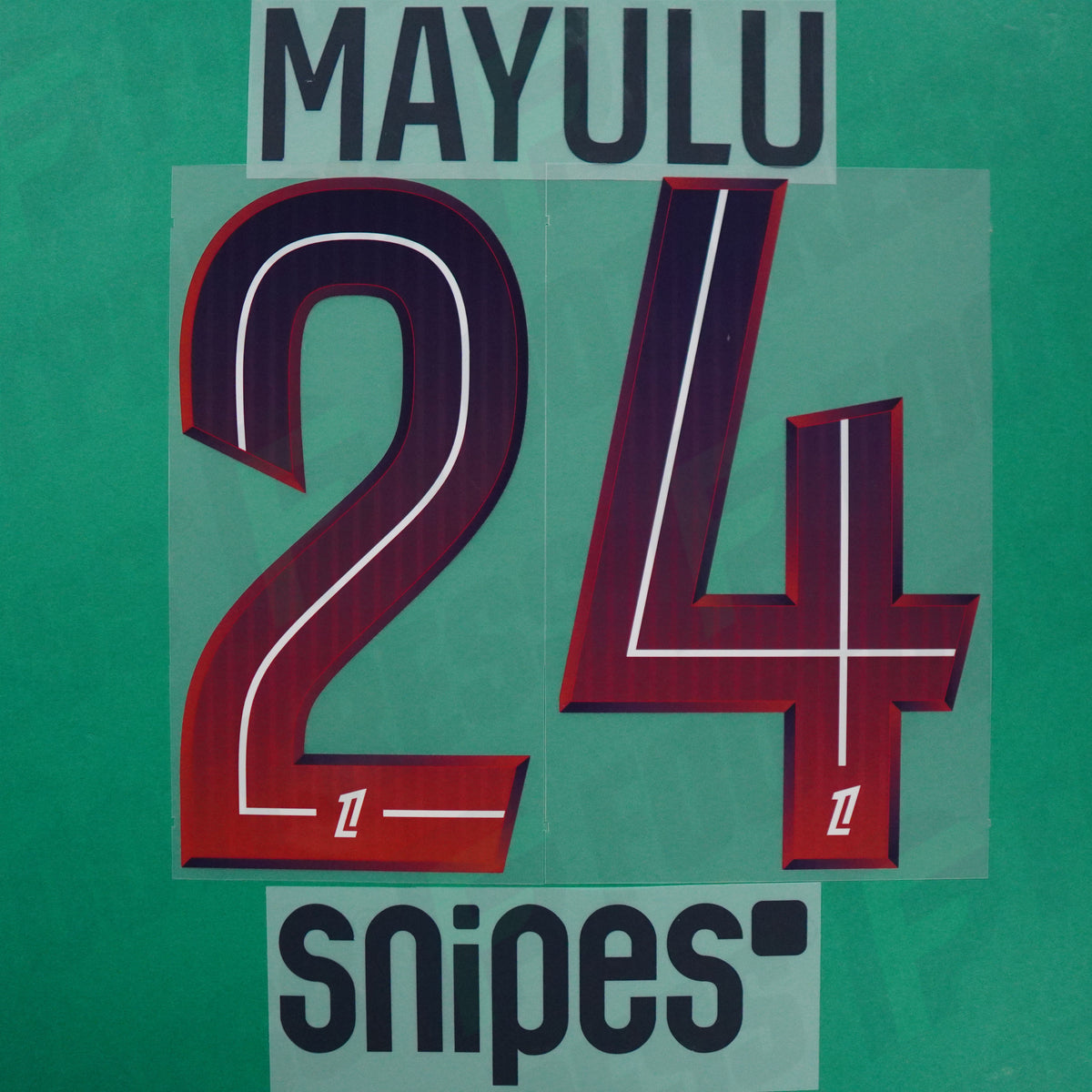 Flocage Officiel - Paris Saint-Germain, Mayulu, 2026/2027, Away + Snipes, Bleu foncé/Rouge