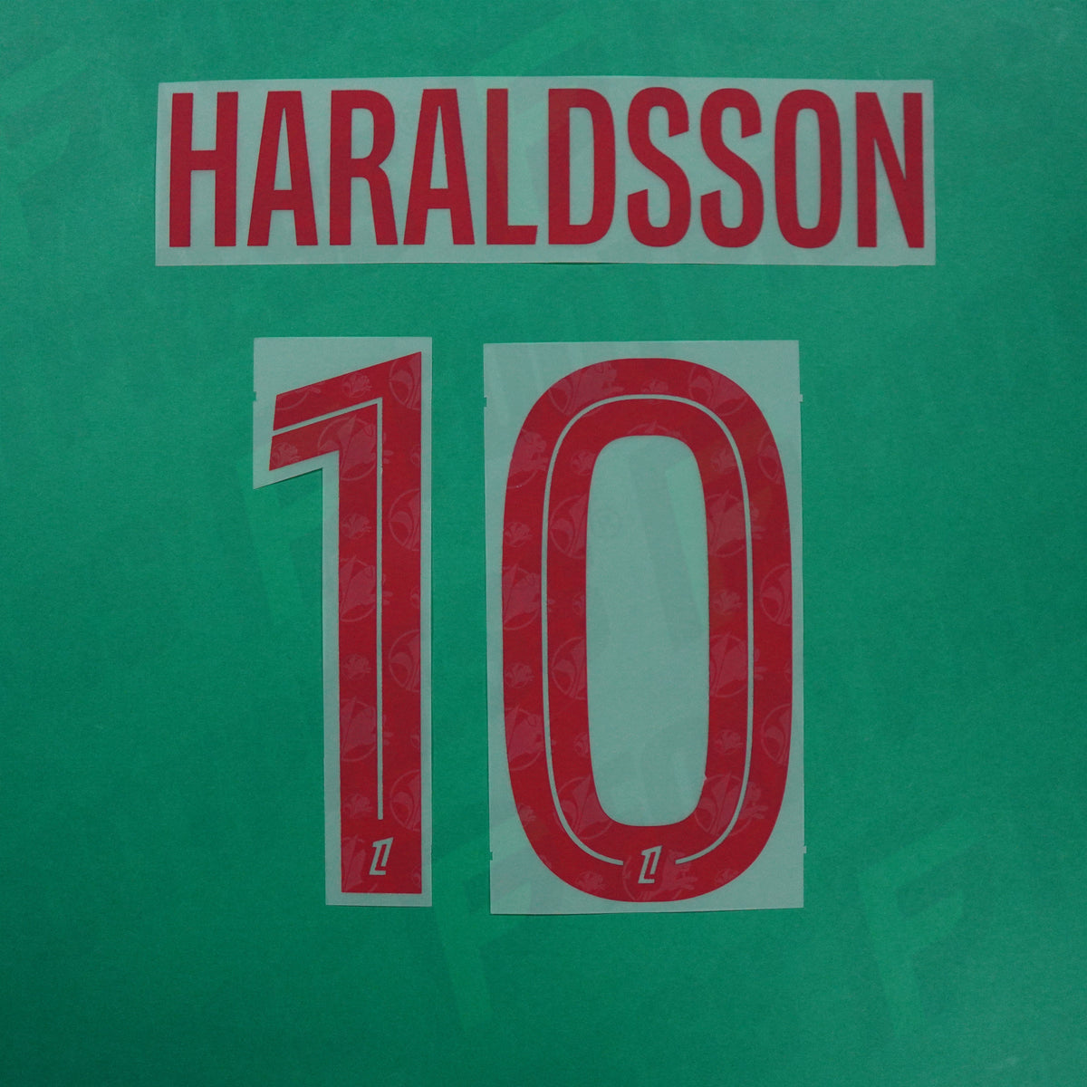 Flocage Officiel - Lille OSC, Haraldsson, 2026/2027, Away, Rouge