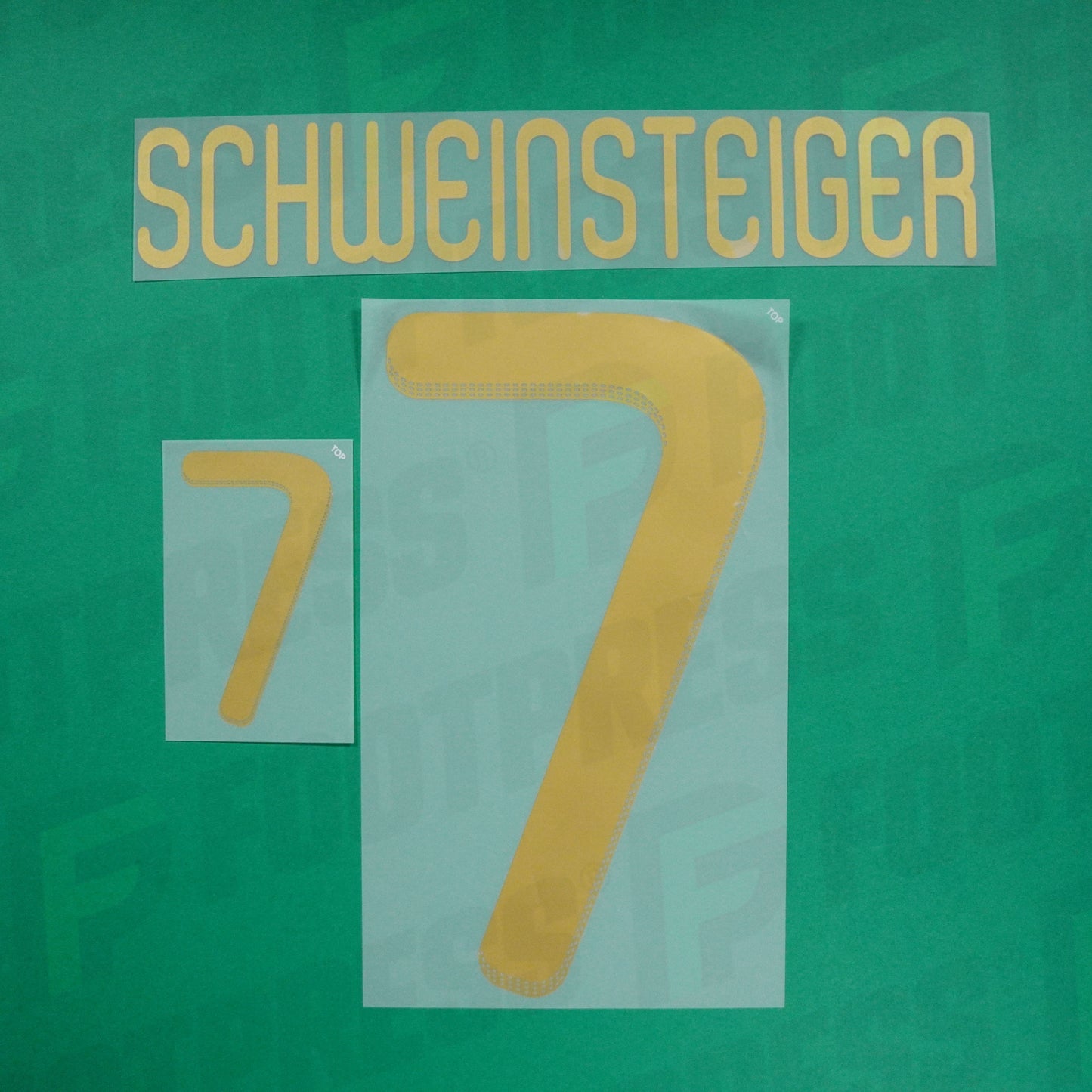 Flocage Officiel - Allemagne, Schweinsteiger, WC 2010, Home, Doré